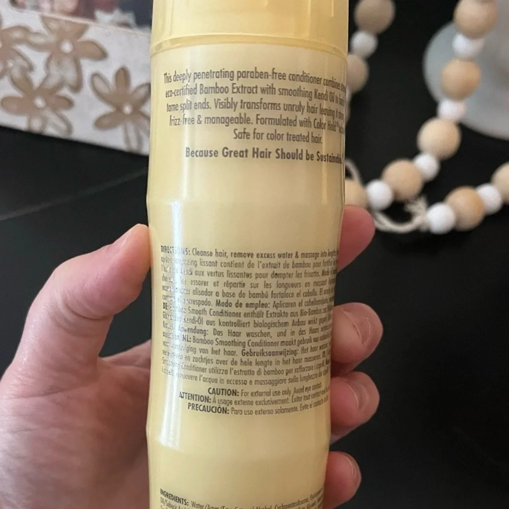 Alterna Bamboo Smooth Anti-Frizz Conditioner - Yellow Bottle Brand New